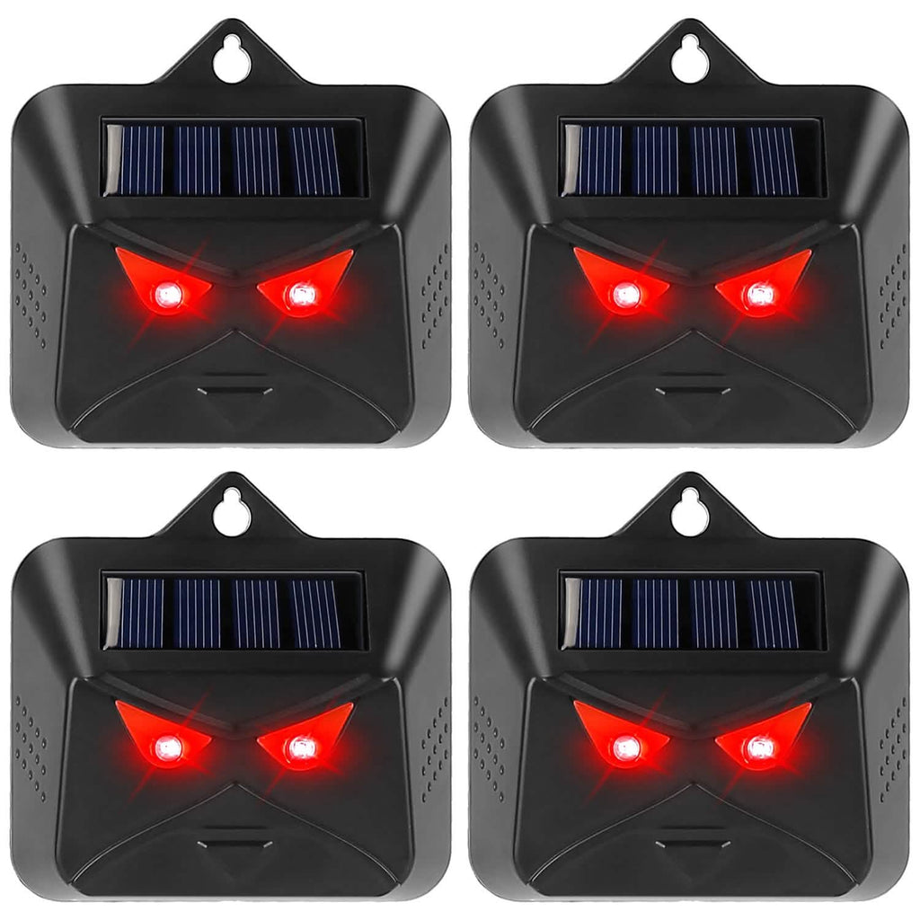 4-Piece: Solar Predator Control Light