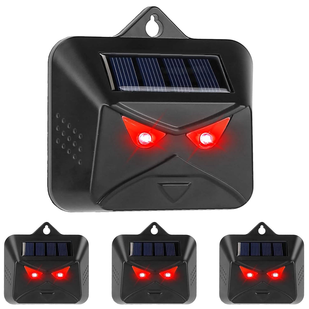 4-Piece: Solar Predator Control Light