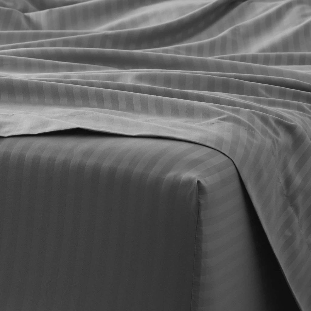 4-Piece Striped Embossed Sheet Set
