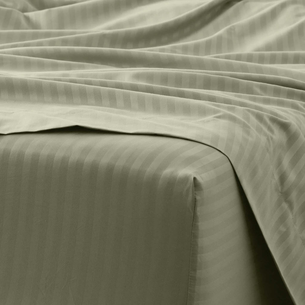4-Piece Striped Embossed Sheet Set