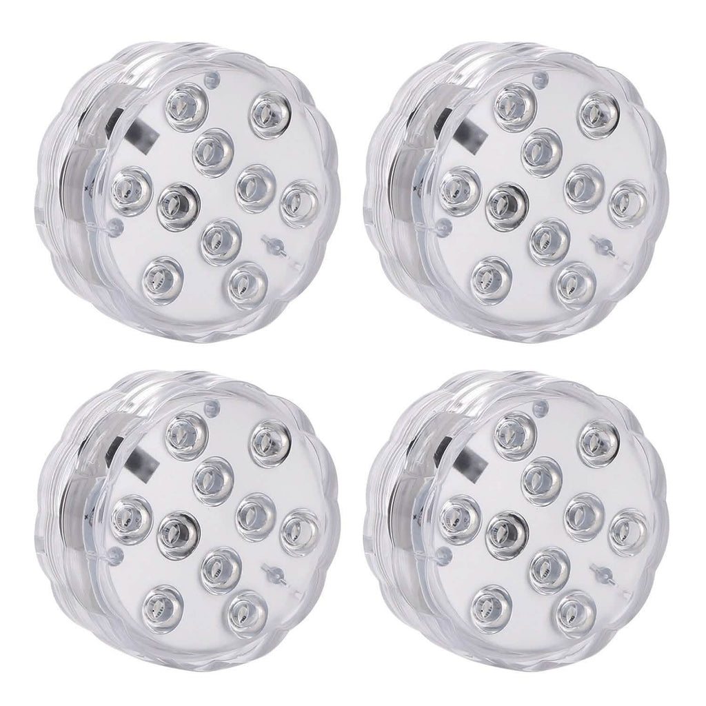 4-Piece: Submersible RGB LED Lights