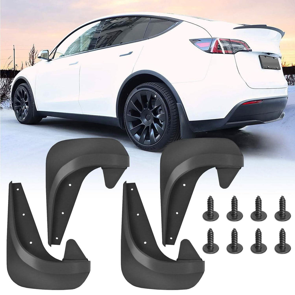 4-Piece: Universal Fit Car Mudguard Flaps