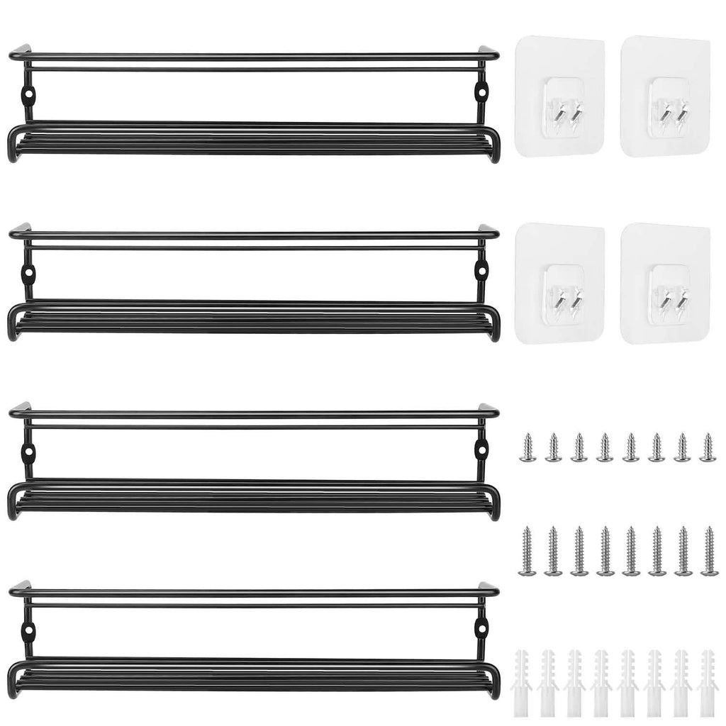 4-Piece: Wall Mount Spice Racks