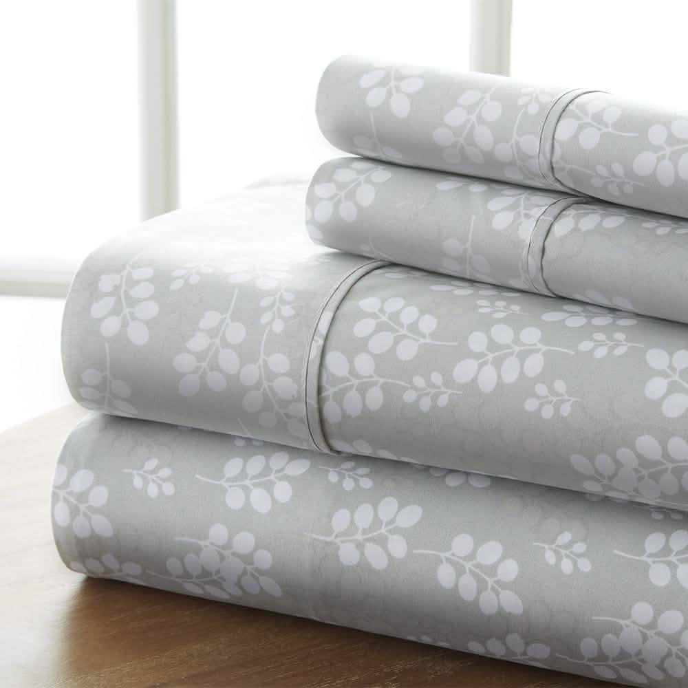 4-Piece: Wheatfield Patterned Sheet Set