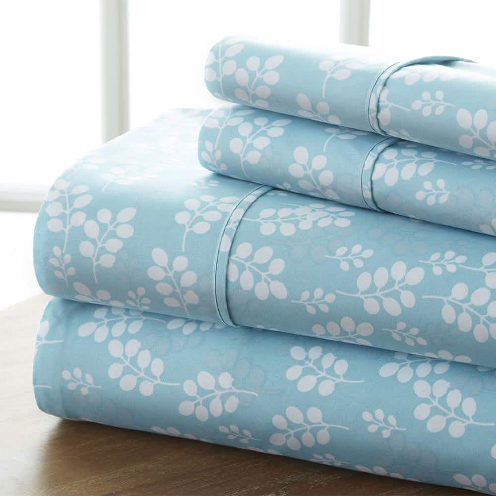 4-Piece: Wheatfield Patterned Sheet Set