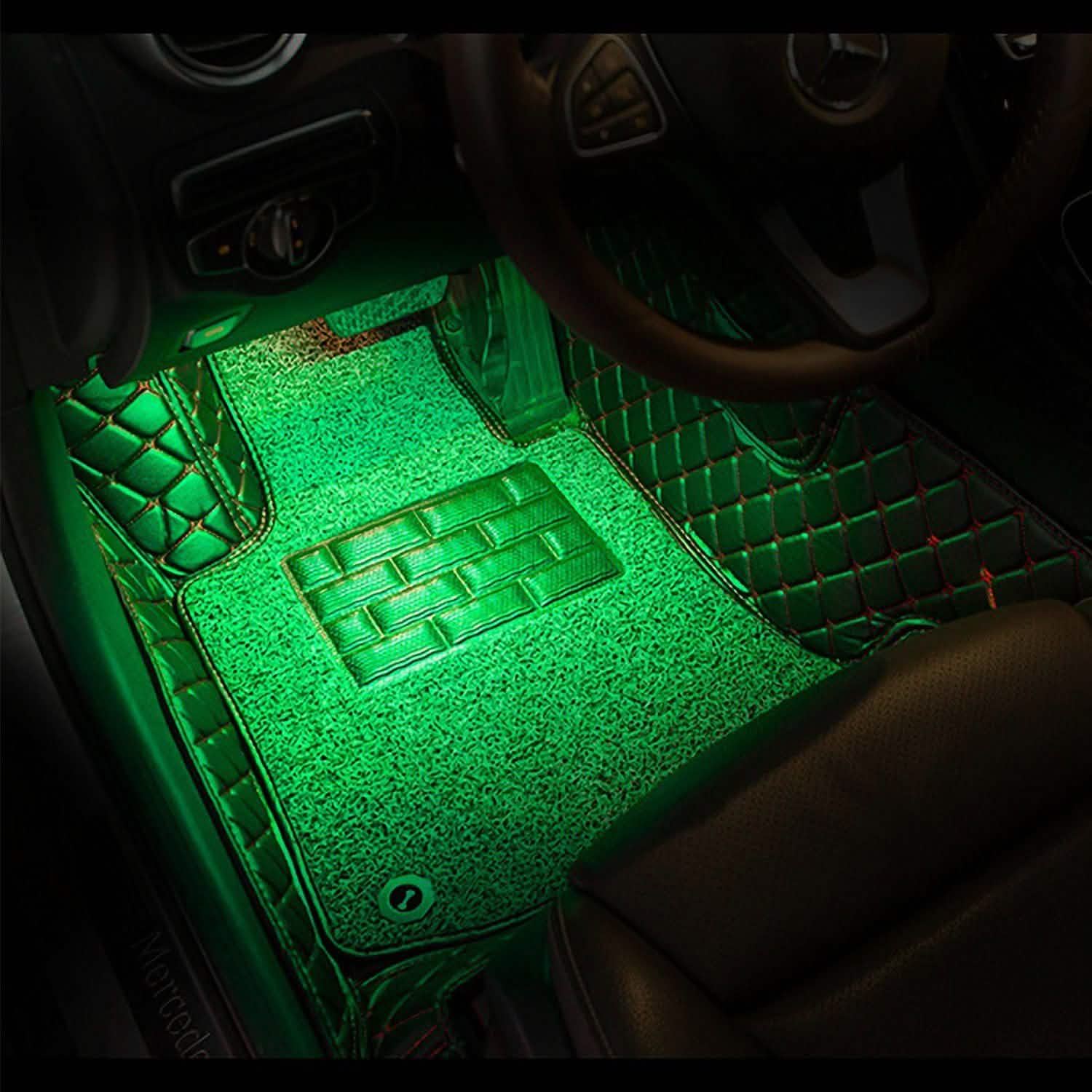 4-Pieces: 36 LEDs 12V Car Atmosphere Light Strip