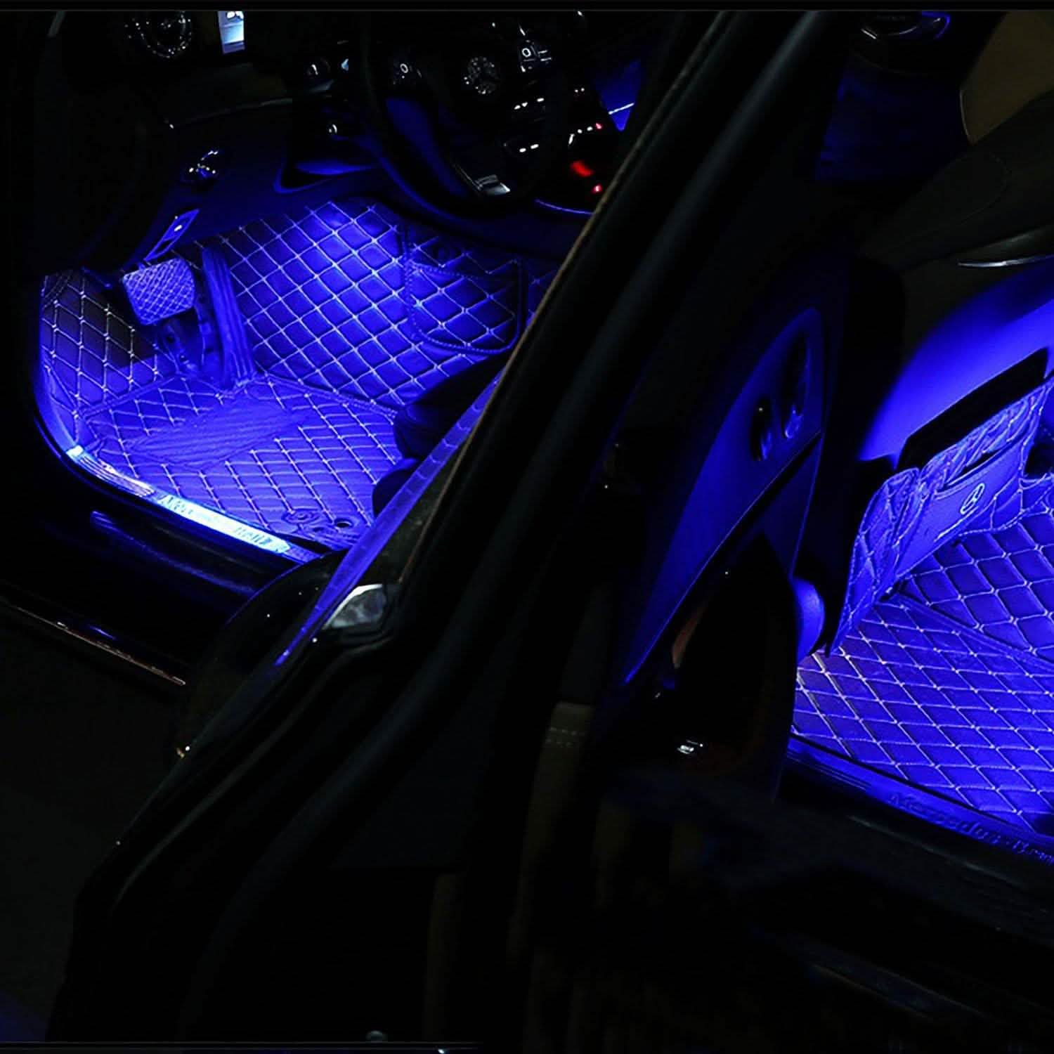 4-Pieces: 36 LEDs 12V Car Atmosphere Light Strip