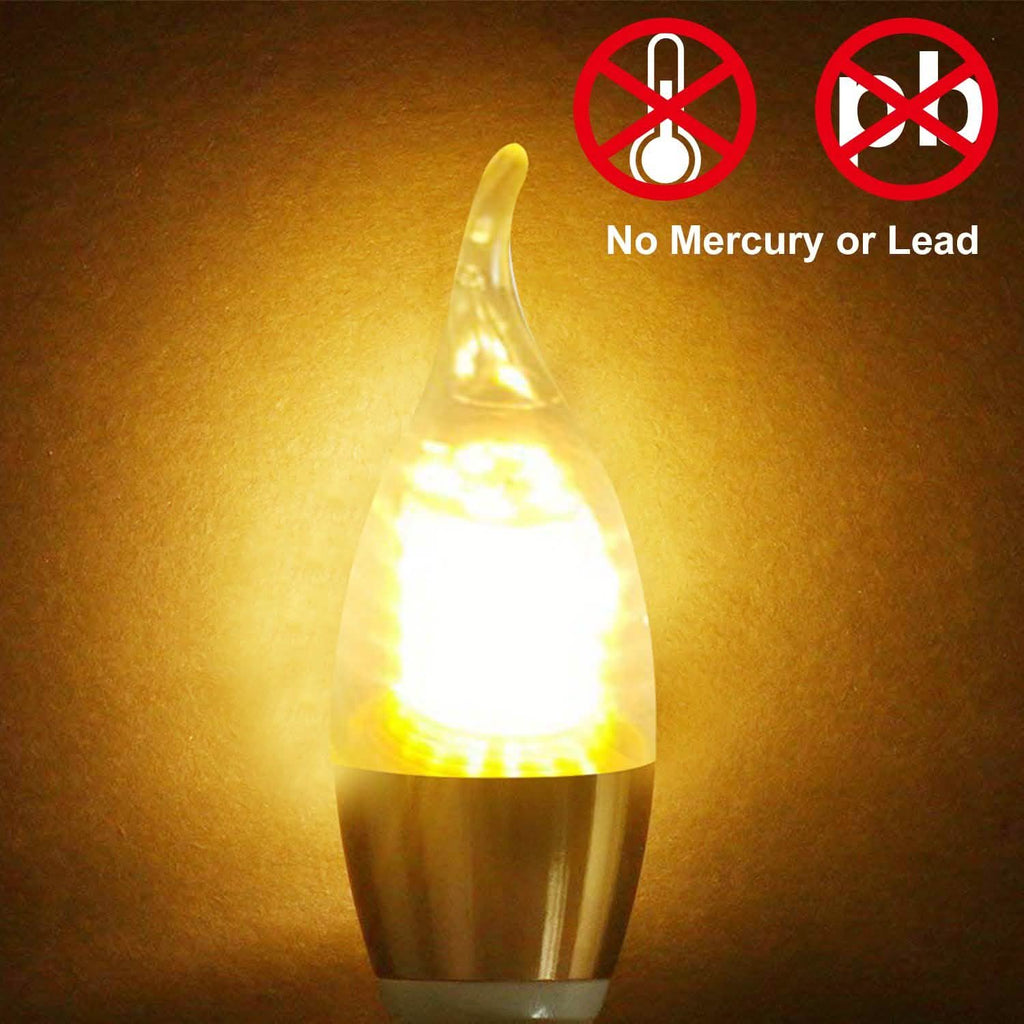 4-Pieces: 5W E12 Candelaria Bulbs