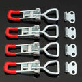 4-Pieces: Adjustable Cabinet Boxes Lever Handle Clamp