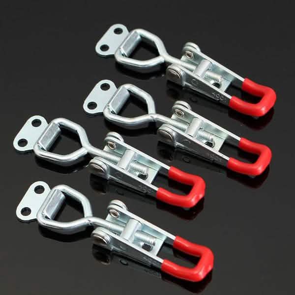 4-Pieces: Adjustable Cabinet Boxes Lever Handle Clamp