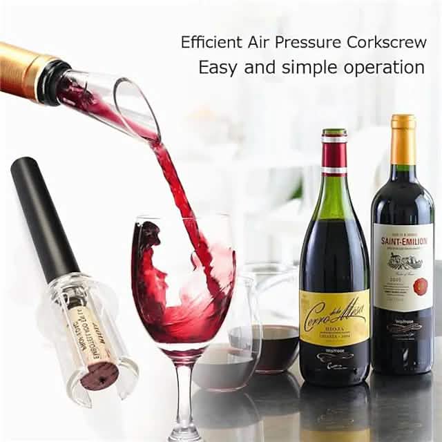 4-Pieces Set: Air Pump Wine Bottle Opener