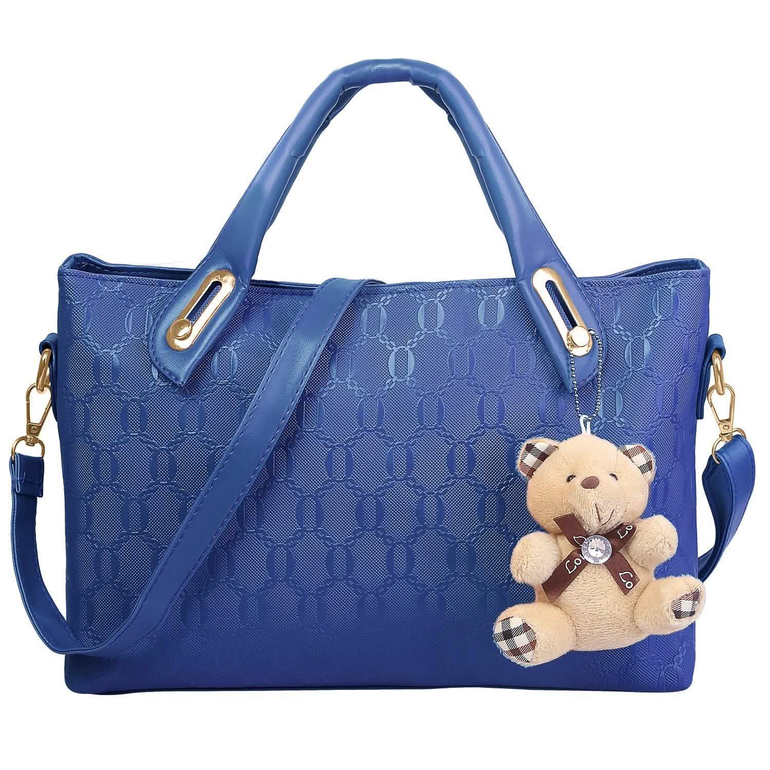 4-Pieces: Women Leather Handbag