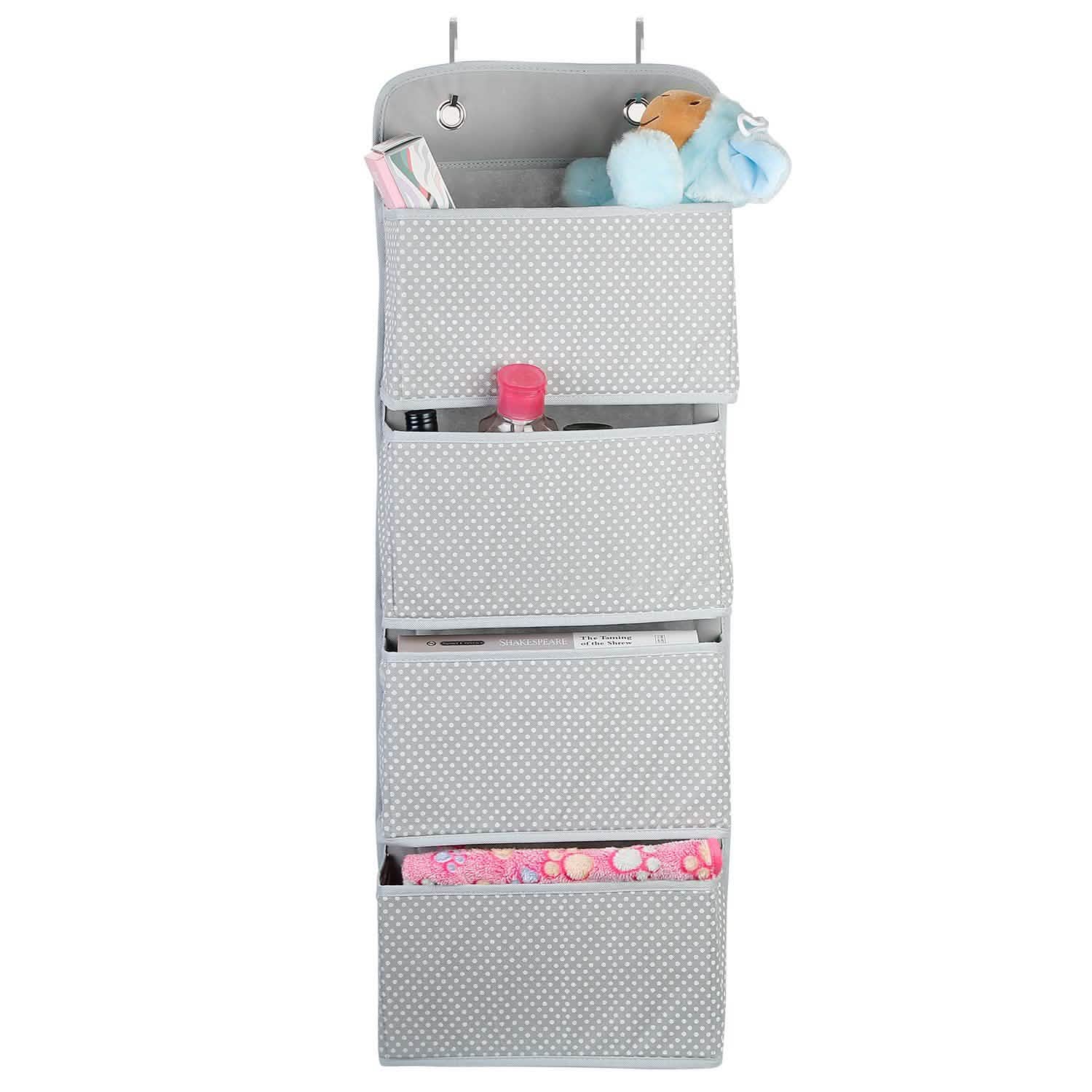 4-Pockets Wall Mount Closet Storage Organizer