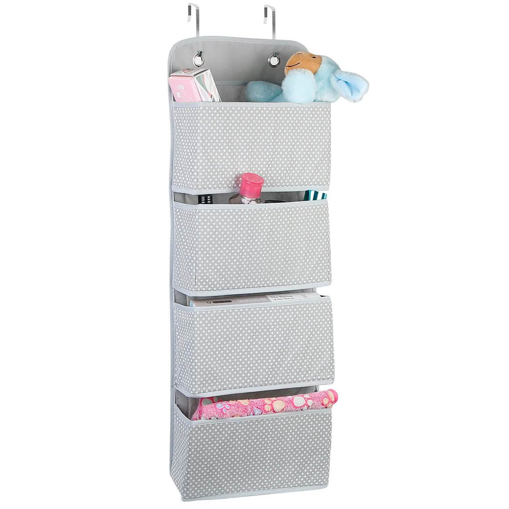 4-Pockets Wall Mount Closet Storage Organizer