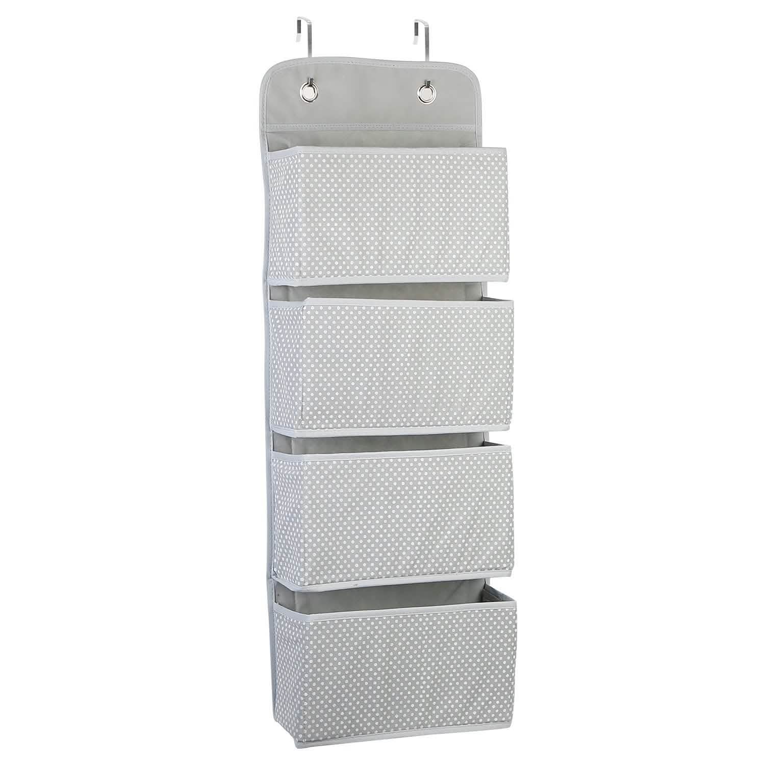 4-Pockets Wall Mount Closet Storage Organizer