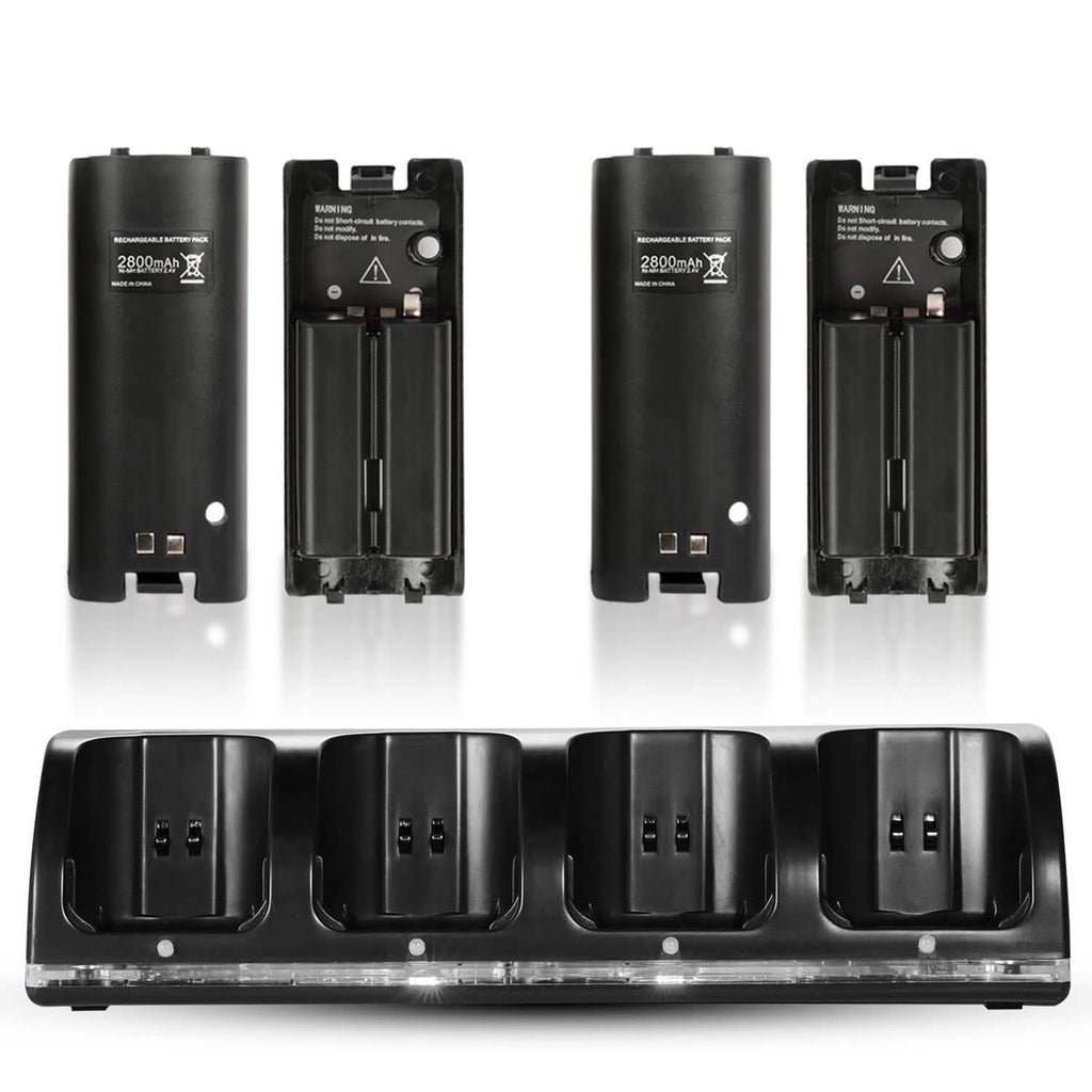 4 Remotes Charging Dock