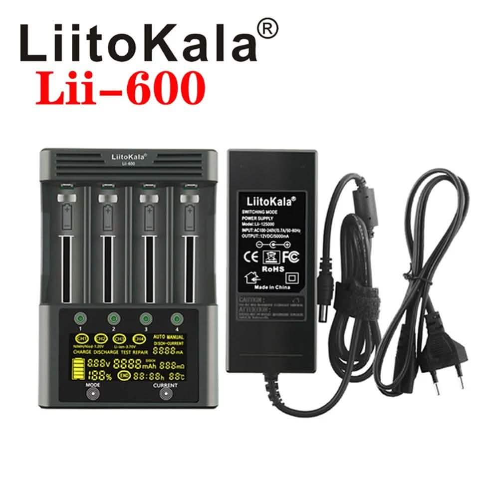 4 Slots Independent Charging Battery Charger