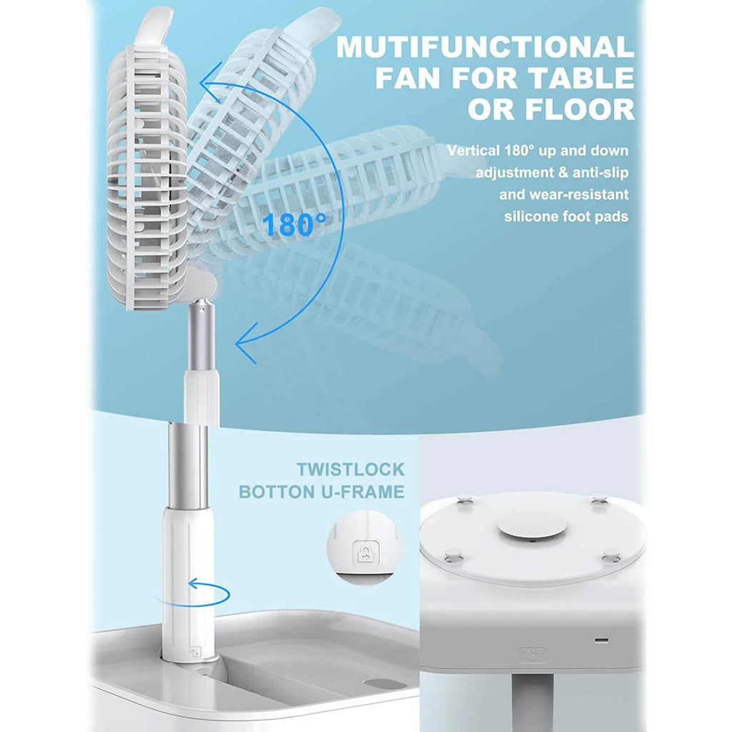 4 Speeds Portable Foldaway Fan