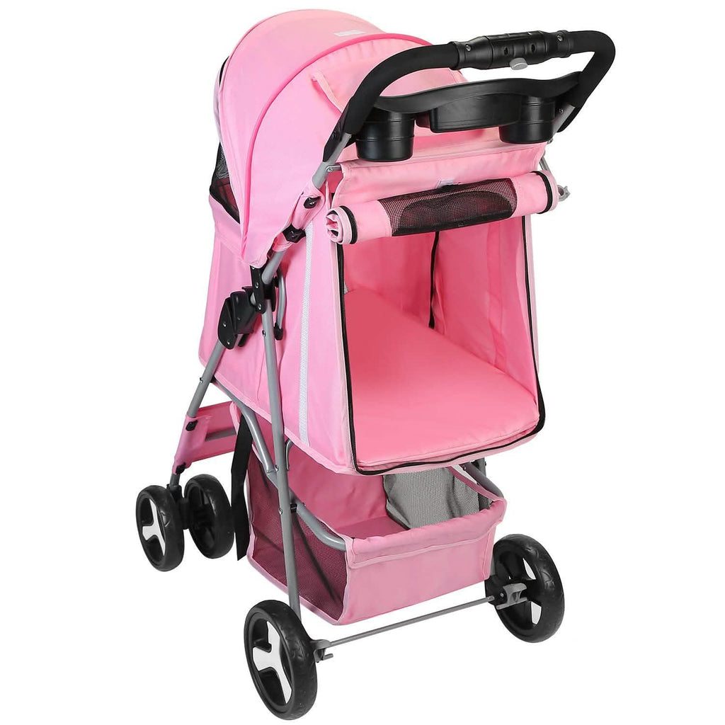 4 Wheels Pet Foldable Stroller
