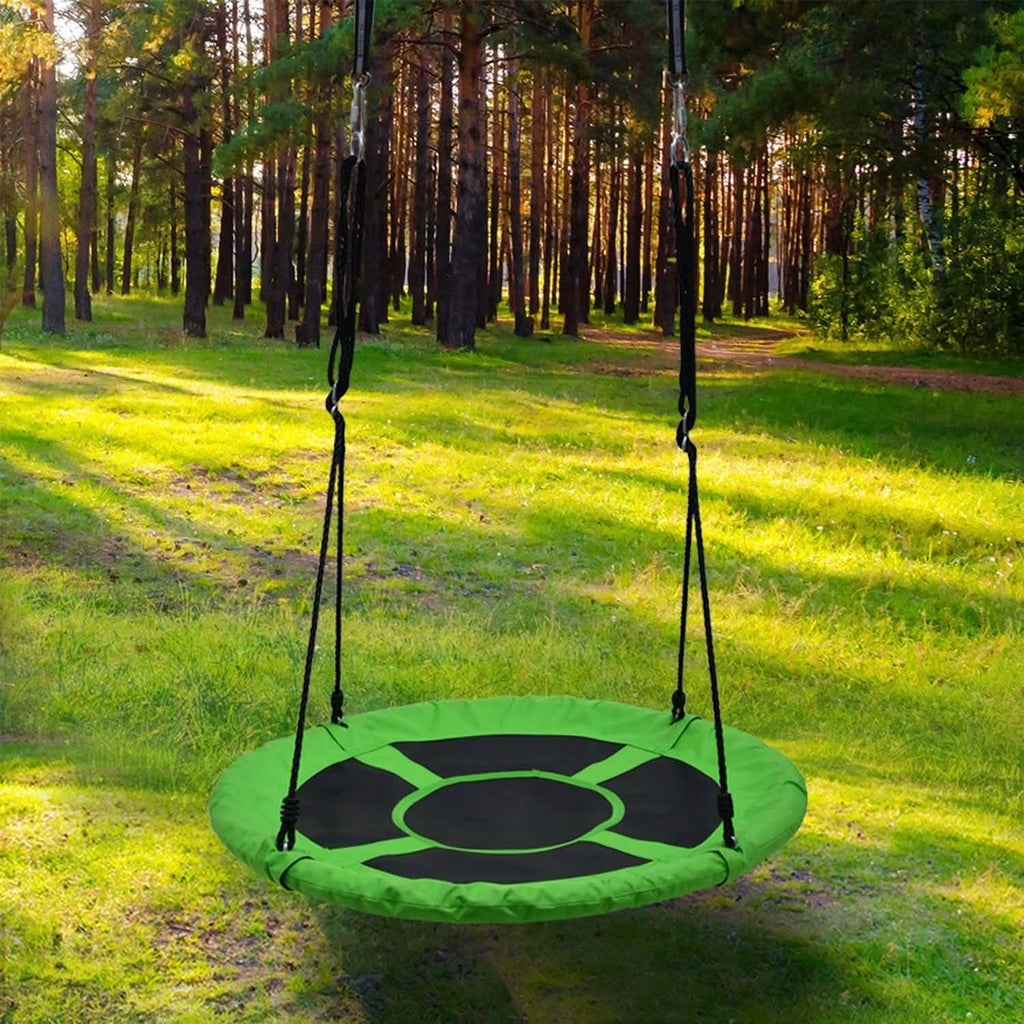 40" Flying Saucer Tree Swing Chair Kids Round Hanging Rope Seat