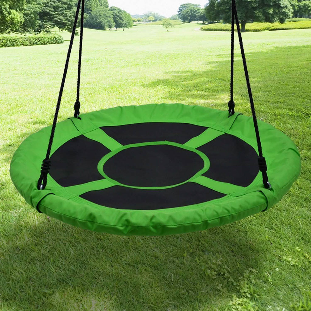 40" Flying Saucer Tree Swing Chair Kids Round Hanging Rope Seat