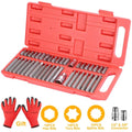40-Pieces: Socket Bit Set Hex Torx Spine