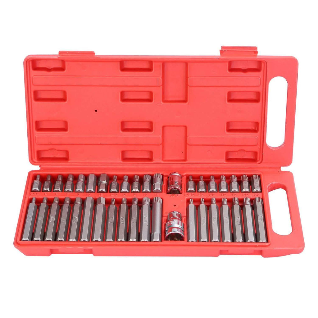 40-Pieces: Socket Bit Set Hex Torx Spine