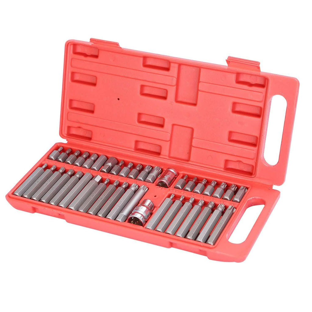 40-Pieces: Socket Bit Set Hex Torx Spine