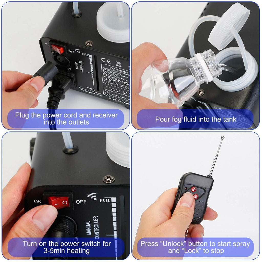 400W RGB LED Fog Machine