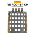 Tactical Vest - Molle Zipper Back Panel, for Paintball, Airsoft, Outdoor Hunting. Plate Carrier Expansion Equipment.