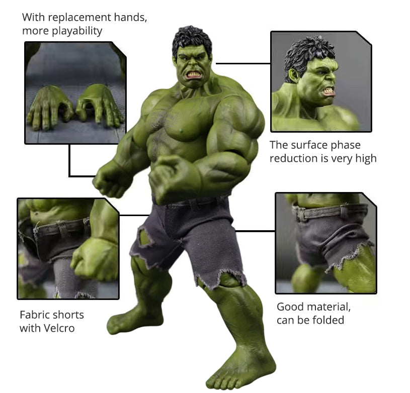 Marvel Avengers The Invincible Hulk The Hulk Joints Movable Doll Figure