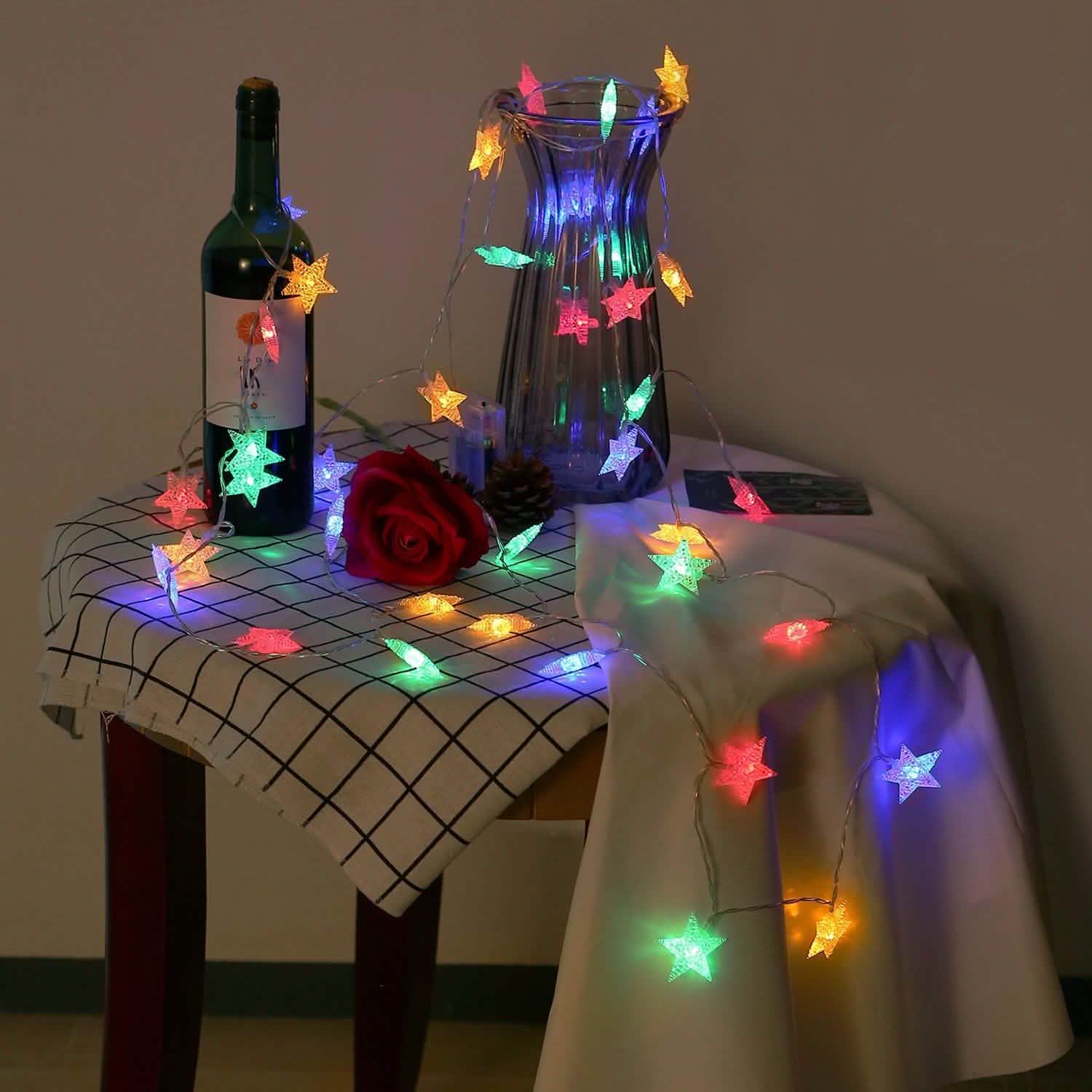 40-LED 13.12FT Star Fairy Lights