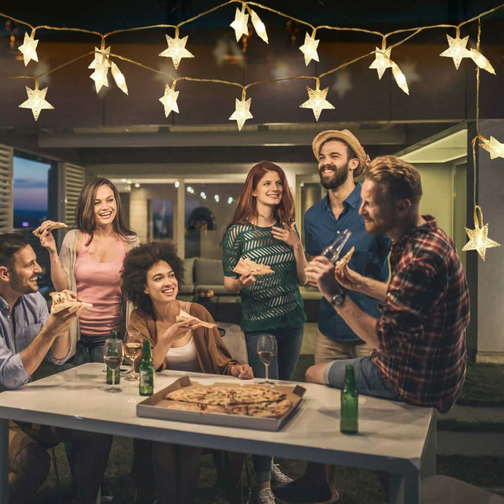 40-LED 13.12FT Star Fairy Lights