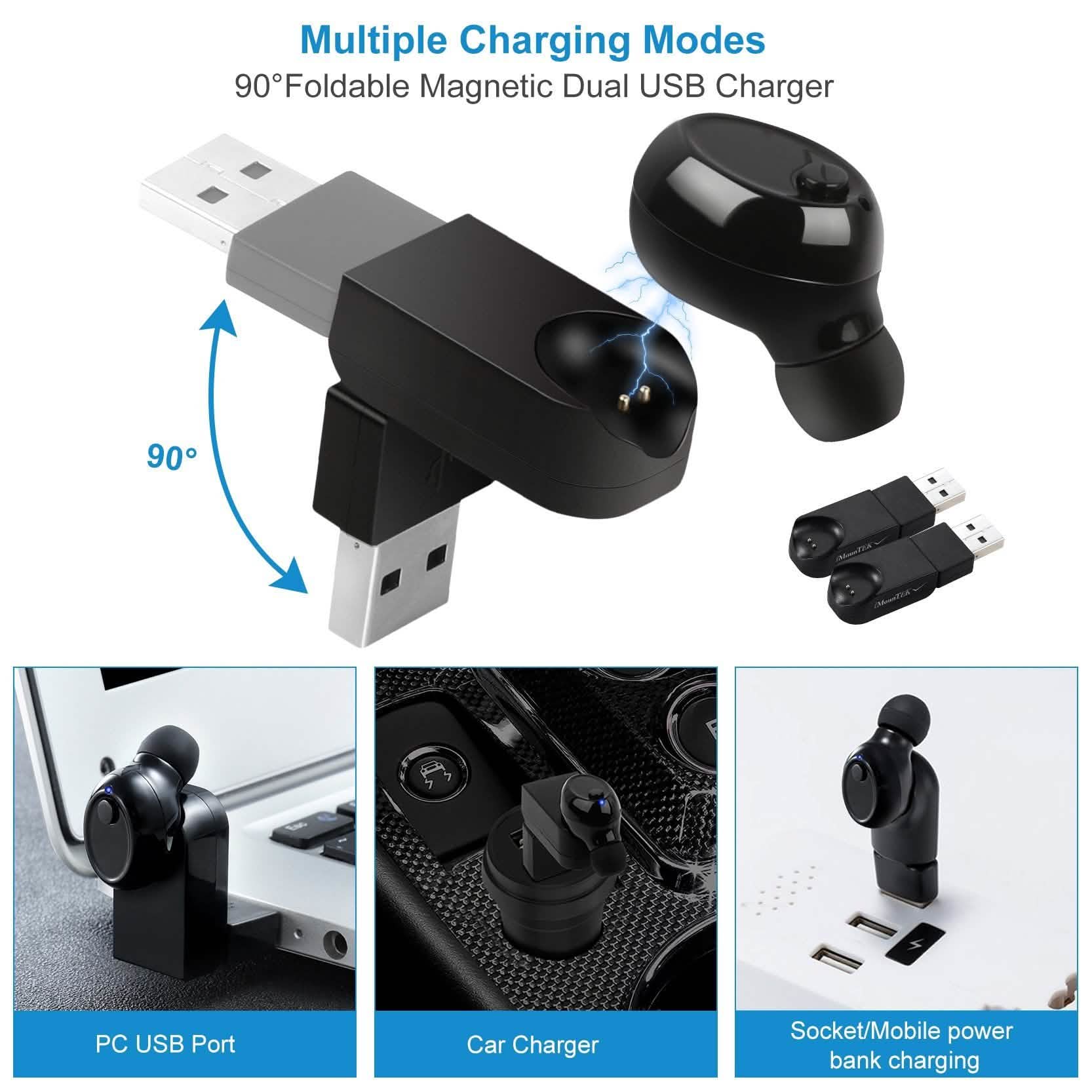 4.1 Magnetic Single Charging Earbuds