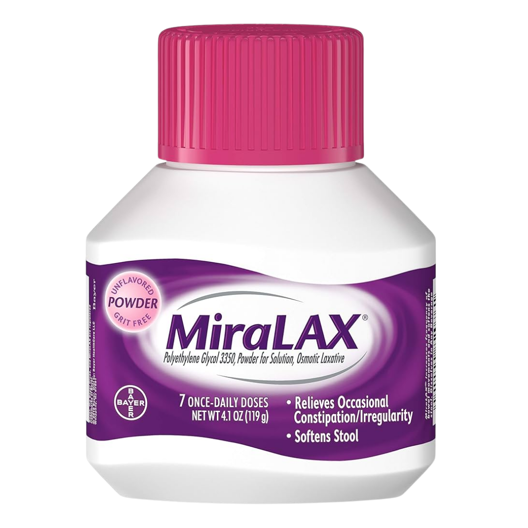 MiraLAX Laxative Powder Polyethylene Glycol (4.1oz)