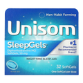 Unisom SleepGels Nighttime Sleep-Aid Diphenhydramine HCl 50mg (32 SoftGels)