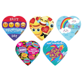 Celebrate with Chocolate Emoji Social Media Valentine Heart Box (2oz)