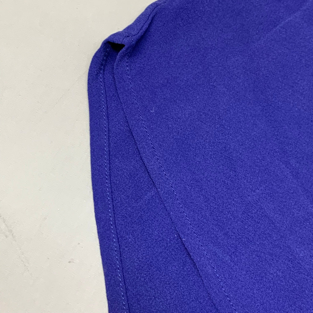 EILEEN FISHER Stretch Silk Jersey PM-Petite Medium Navy Blue S6GK-D3572P