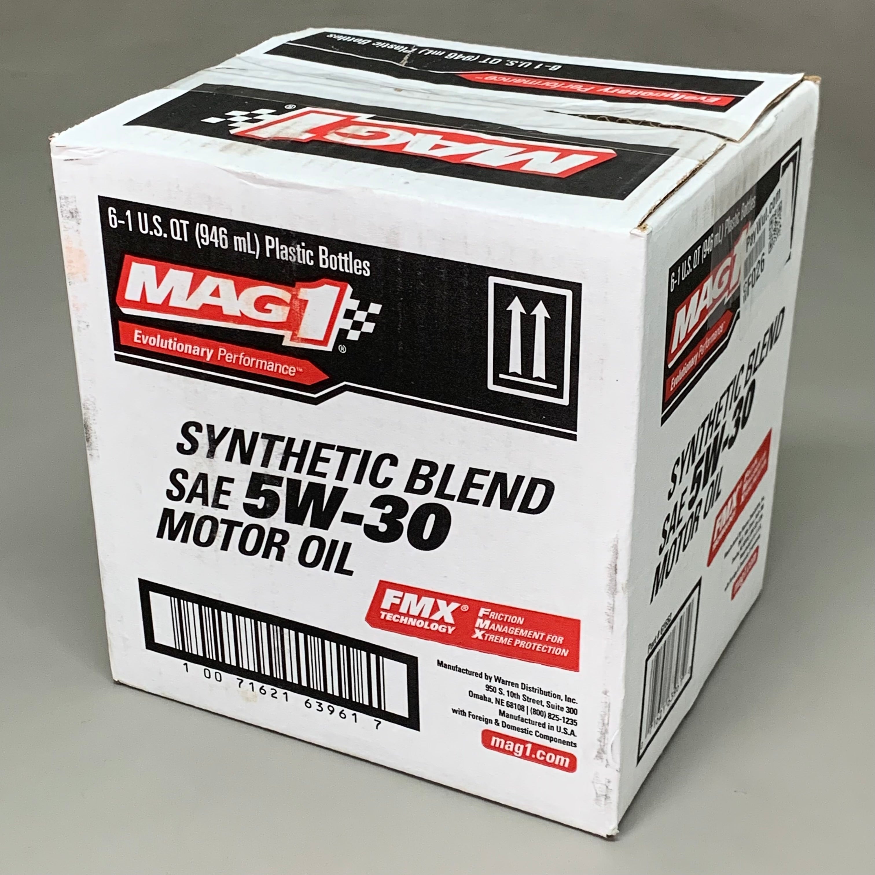 MAG1 (6 PACK!) Conventional FMX Technology SAE 5W-30 Motor Oil 1 QT Per Bottle 61652