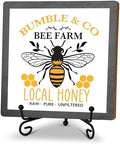 Spring Honey Bee Wood Sign Home Decor