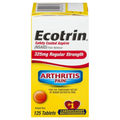 Ecotrin Regular Strength Aspirin 325mg Tablets (125 ct)