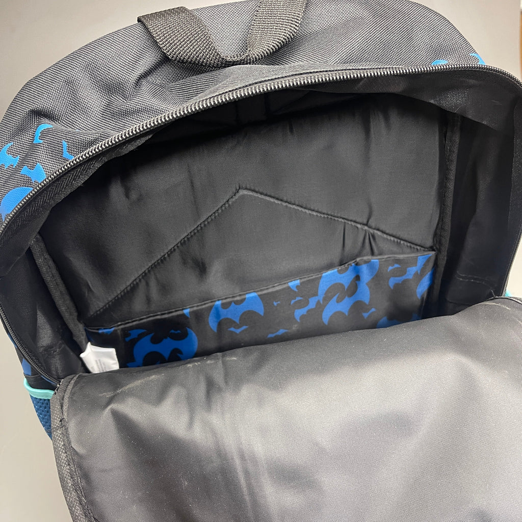 ACCESSORY INNOVATIONS Batman 10-PK Backpack & Lunch Bag Blue (New)