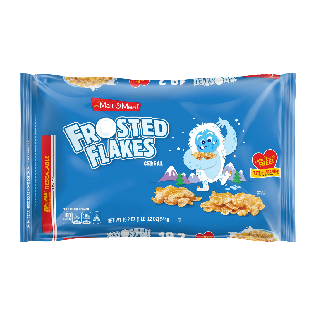 Malt-O-Meal Frosted Flakes Cereal (19oz)