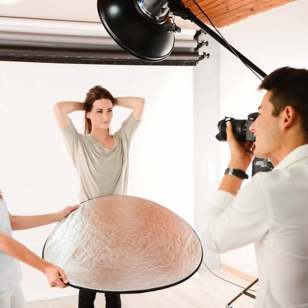 42.5" 5 In 1 Photography Round Light Collapsible Reflector
