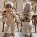 AutumnWinter Fleece- Lined Onesie For Newborn Babies