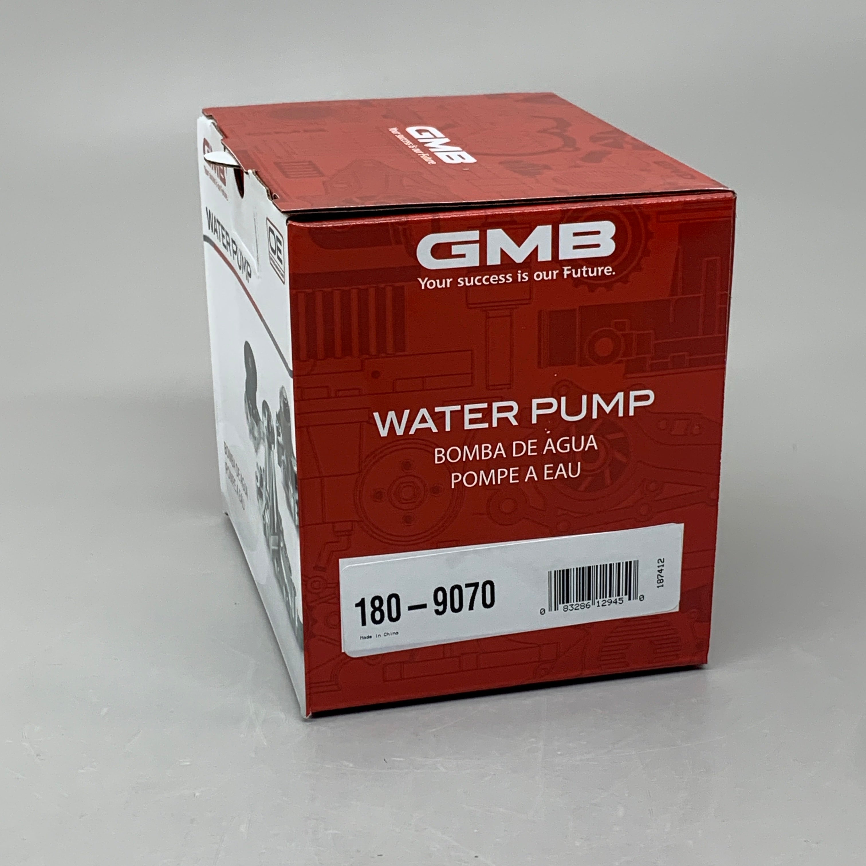GMB Engine Water Pump for Volkswagen Vehicles 187412 180-9070