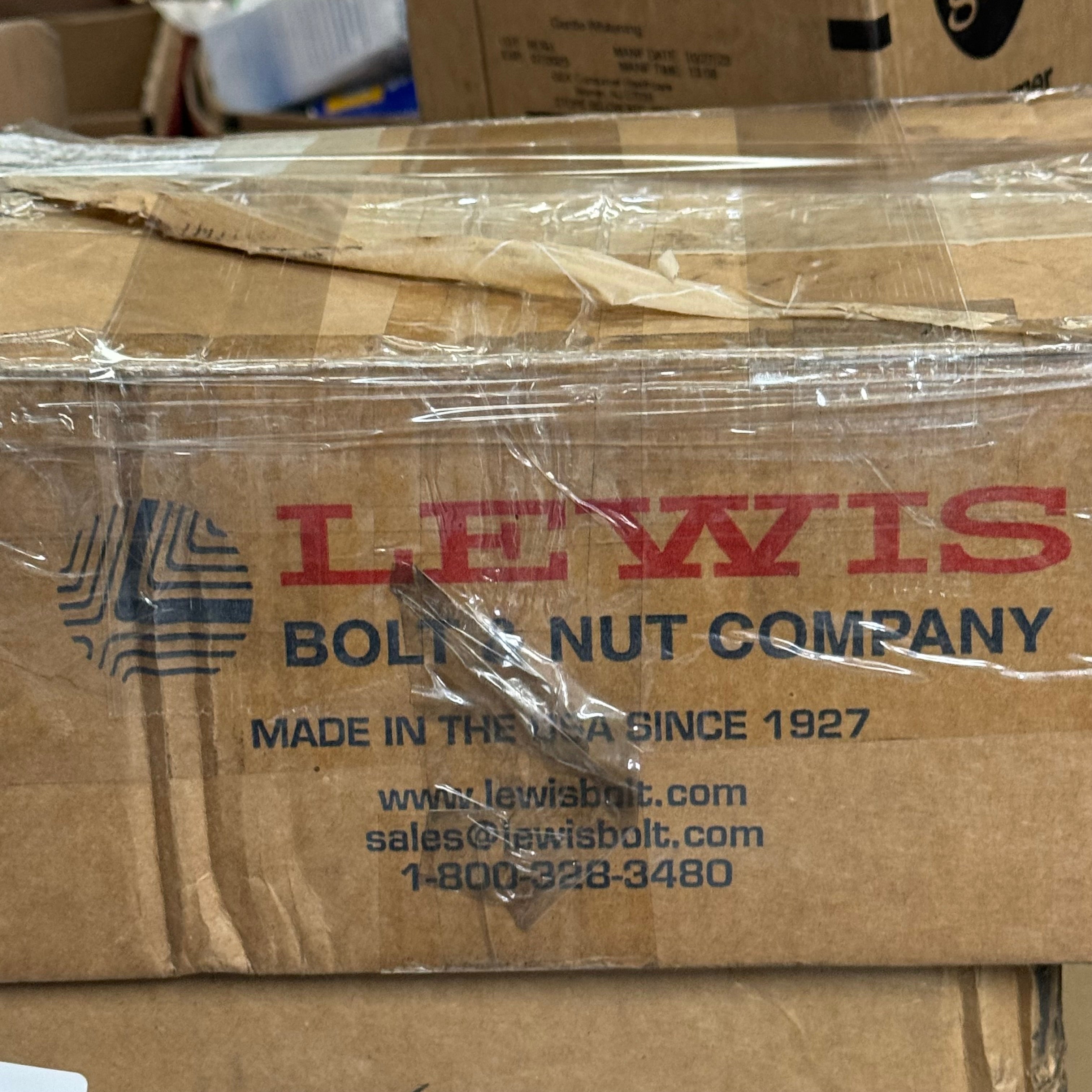 LEWIS BOLT & NUT COMPANY 45PK of Steel Square head Bolts 4 1/2”Lx1”W Black