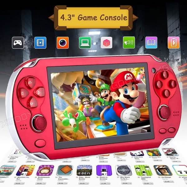 4.3 inch Game Console 3000 Games Built-in Video Camera Retro