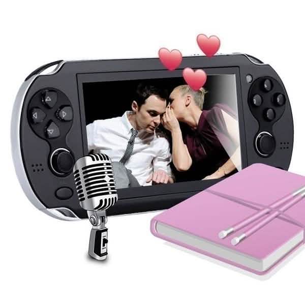 4.3 inch Game Console 3000 Games Built-in Video Camera Retro