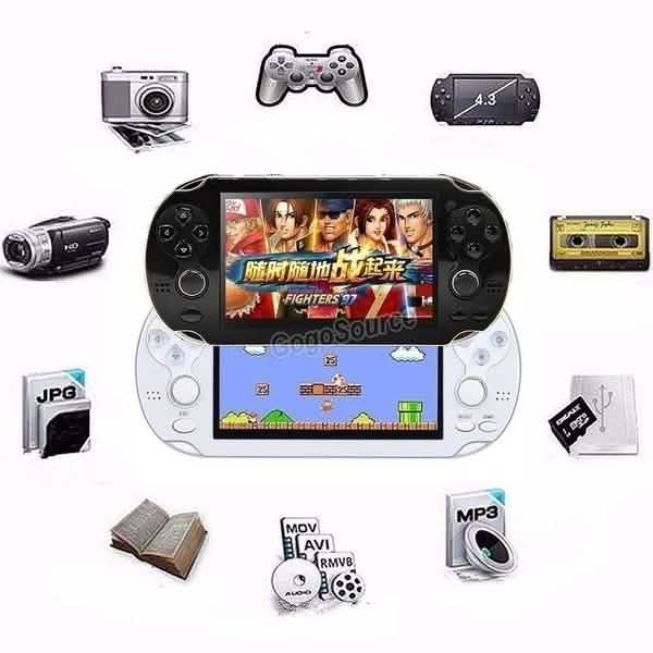 4.3 inch Game Console 3000 Games Built-in Video Camera Retro